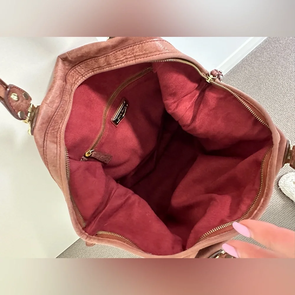 Miu Miu Large brown boho shoulder bag. Rare vintage, high quality leather - Picture 11 of 15